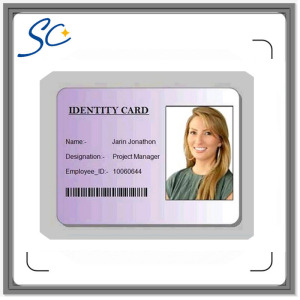 Cr80 Printable ID Card with Barcode