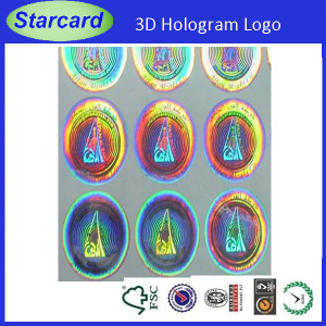 High Security Laser Foil Overlay PVC Identification Card