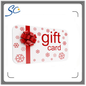 Factory Direct Sale Plastic Barcode Gift Card