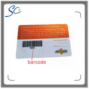 Full Color Barcode Membership Card