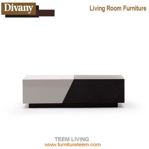 Modern Livingroom Black Coffee Table
