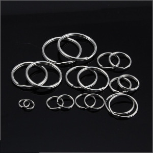 Keychain Findings 18mm Stainless Steel Split Key Ring